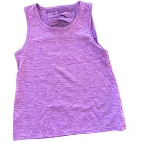 Girls Champion Tank Top, Purple, Small/6